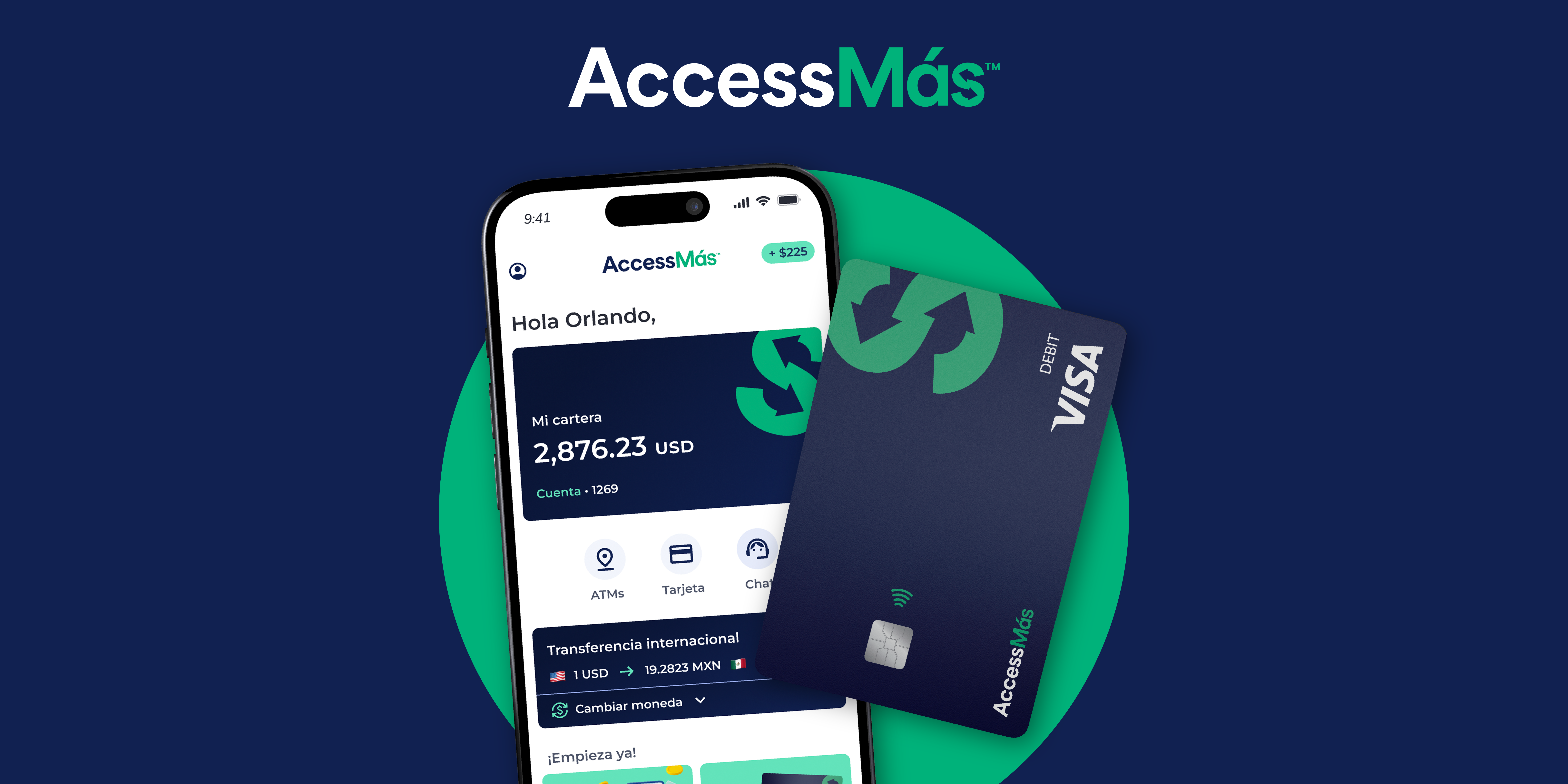 AccessMás, Send Money to Latin America & Open a U.S. Checking Account!